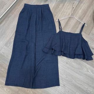 (SET NEW ) Set Đũi Nữ 2 DÂY Quần Suông DÀI Xinh Xắn MÁT MẺ  Dành Cho Các Chị Em K&B FASHION