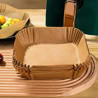 Set 150 Miếng Giấy Nến Lót Nồi Chiên Không Dầu - Giảm Thiểu Tối Đa Dầu Mỡ Bám Vào Nồi Chiên
