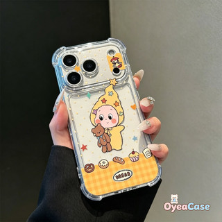 Ốp điện thoại hình gấu tráng miệng dễ thương cho Vivo V21E V20 SE V19 Neo V17 Pro V9 V5 Plus Y3 Y3S T4 Lite Ultra T3 T2 T1 Pro T3X T2X X Note NEX S X 3 2 Vỏ mềm bảo vệ ống kính trong suốt