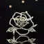 Pin Camellia Openwork cổ điển, Trâm cài hoa hồng lấp lánh Luxe Openwork cho áo khoác ve áo [mới]