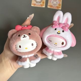 ZW [Chính hãng] MINISO Sanrio Áo choàng nhỏ thay đổi mặt dây chuyền đổ xô Dòng hộp bí ẩn Đồ chơi hợp thời trang Đồ chơi sưu tập