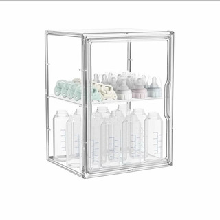 [HÀNG XỊN] Tủ Đựng Bình Sữa Em Bé Đủ Cỡ Chống Bụi Bẩn Arcrylic Trong Suốt MAISON