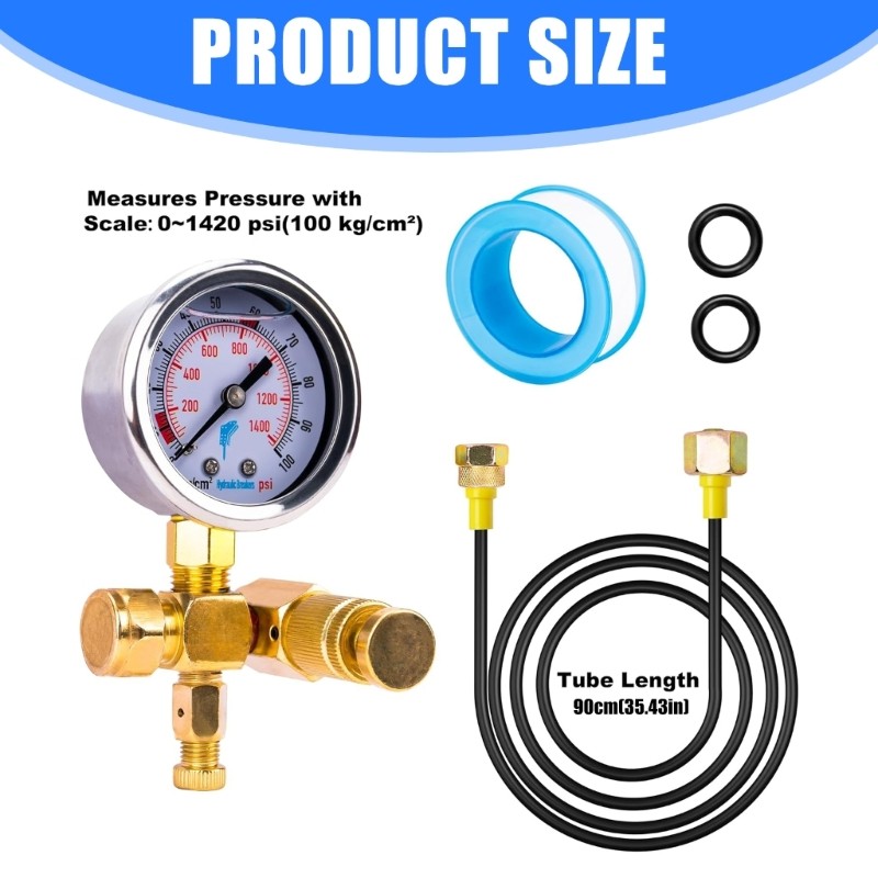 Nitrogen Gas Charging Set Copper Hydraulic Breaker Nitrogen Test Set Accurate