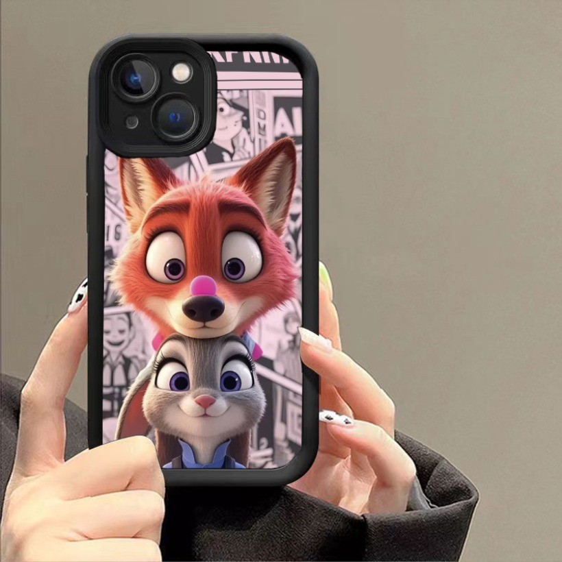 Tương thích với Tecno Spark 40C 40 Pro + GO2 2S Camon 40 Pro 40 Premier 10C POVA6NEO Ốp điện thoại Zootopia Judy Hopps Nick Silicone Soft Cover