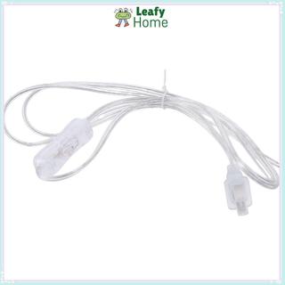 [COD] 2 Dây nguồn công tắc cắm trong suốt, Dây đèn trong suốt 1,8 mét bằng nhựa Pvc cao su có công tắc, Cáp kết nối nguồn thiết bị gia dụng bằng đồng trong suốt màu bạc