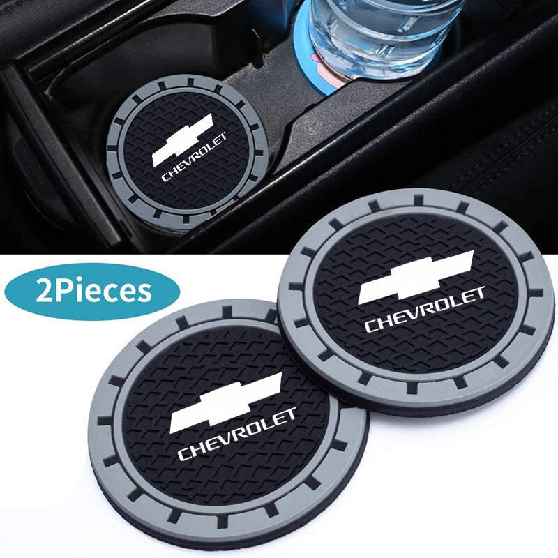 2 Gói Giá Đỡ Cốc Ô Tô Đế Lót Nước Cho Xe Chevrolet Cruze Captiva Lacetti Aveo Trax optra aveo nabira colorado Trailblazer spin, Silicon Chống Trơn Trượt, Phụ Kiện Nội Thất Ô Tô Coaster
