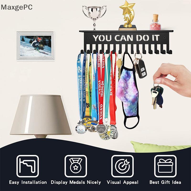 COD kim loại huy chương Rack hiển thị-treo tường người giữ giải thưởng cho thể thao mới