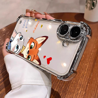 Ốp điện thoại trong suốt Zootopia Jodie Judy Nick cho Xiaomi Poco F8 M7 F7 X7 X6 F6 F5 Pro Ultra C85 C71 C75 C65 C40 Vỏ mềm chống rơi