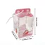 Túi đựng búp bê Cotton GUSTAVA, Túi trưng bày búp bê bằng nhựa PVC 10cm, chống thấm nước có dây buộc Huy hiệu Túi lưu trữ du lịch ngoài trời