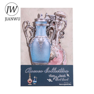 JIANWU Rococo Bộ Sưu Tập Series Vintage Bướm Hoa Chai Vật Liệu Phong Cảnh Cắt Dán Sáng Tạo Tạp Chí Văn Phòng Phẩm