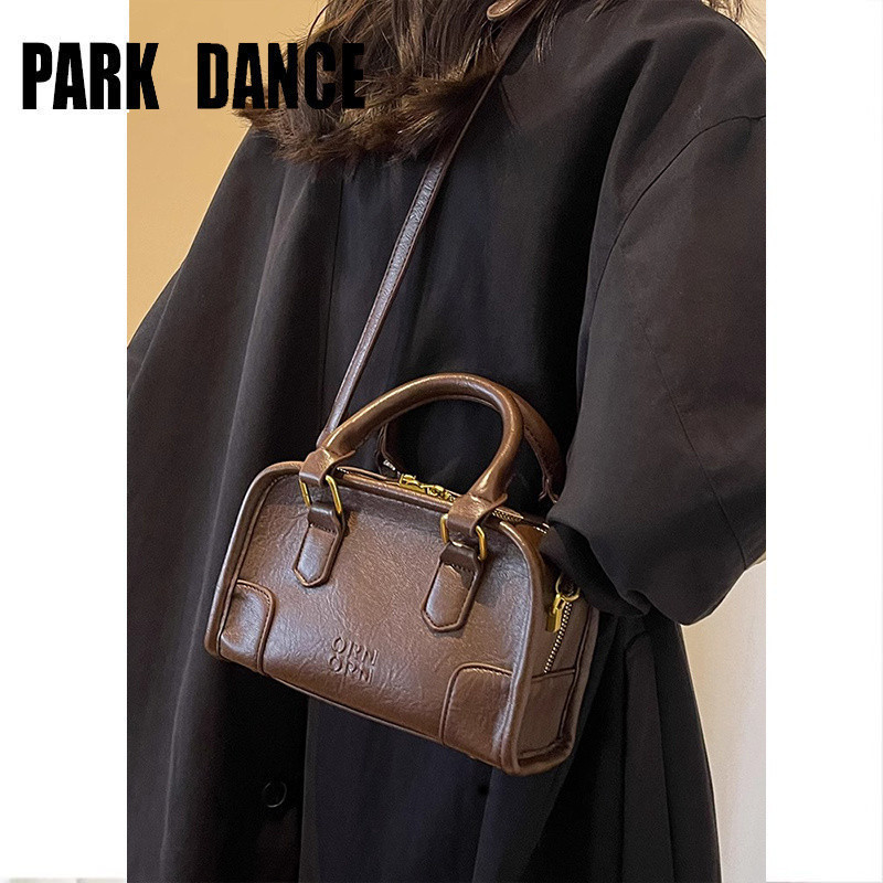 Authentic Women's Single Shoulder Bag New Model Women's Bag PARK DANCE Women's Summer Versatile Retro Fashion Single Shoulder Crossbody Bag Handheld Pillow Bag**--