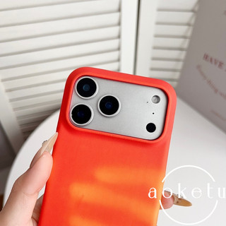 Thay đổi màu sắc nhạy cảm nhiệt thích hợp cho vỏ điện thoại Apple 17promax iPhone 16 pro vỏ cứng bán bọc 15 / 14 / 13 / 12 / 11 Ốp sáng tạo sang trọng