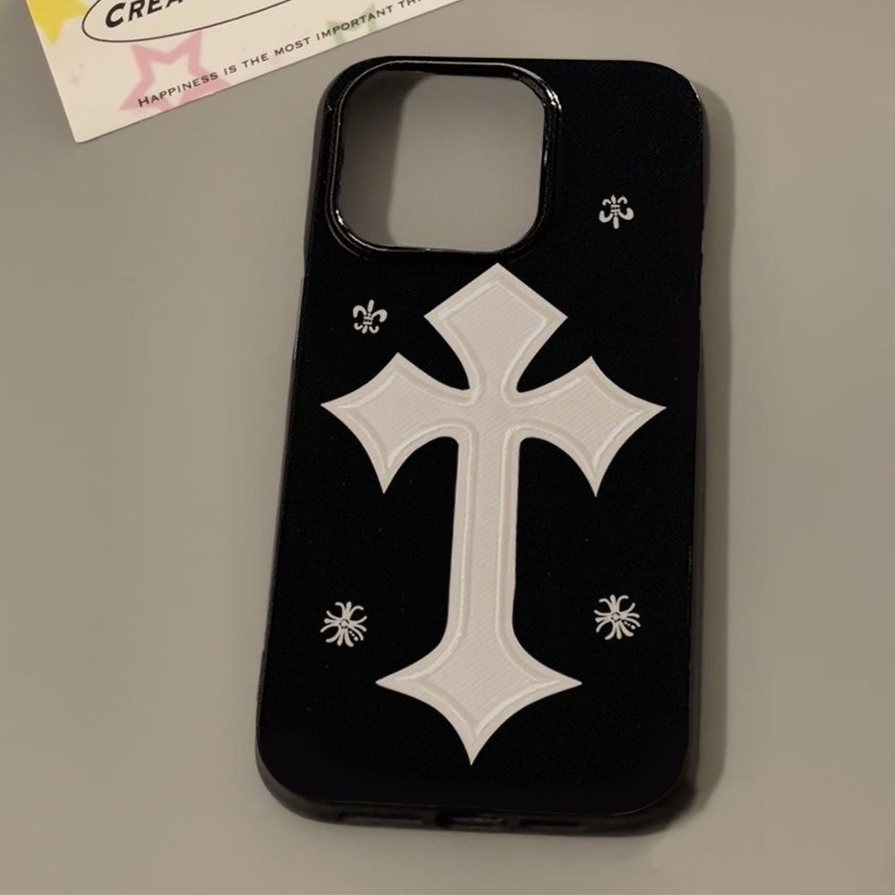 Thập tự giá cá nhân bóng tối được áp dụng cho điện thoại di động iphone 17/16promax iPhone15 mềm 14 ngọt 11 phụ nữ13/12