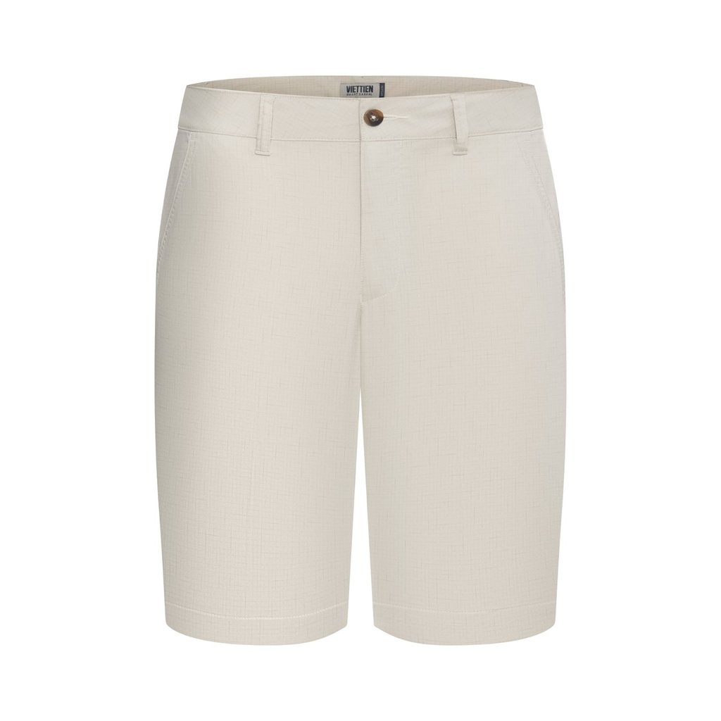 Quần short Khaki VIETTIEN SMART CASUAL vải Polyester form REGULAR VT00000574
