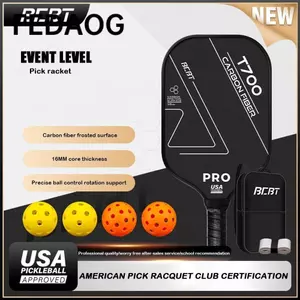 Vợt Pickleball Fedaog T700, bề mặt mờ, tay cầm chống trơn, được USAPA phê chuẩn