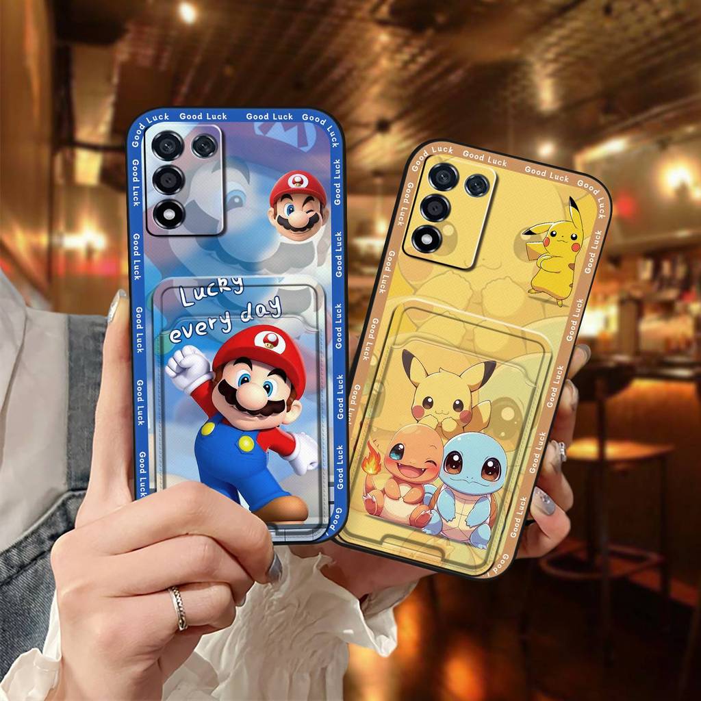 Ốp Điện Thoại OPPO K9S / Realme Q3S / Q3T / K10 Vitality Edition, Graffiti, Vỏ Mềm Silicon Bền, Chống Va Đập, Chống Nước, Túi Đựng Thẻ, Bọc Toàn Bộ, Dễ Thương