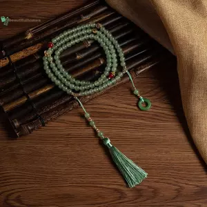 Choker Phong Cách Trung Hoa và Thiền với Pha Lê Xanh - Trang Sức Quà Tặng