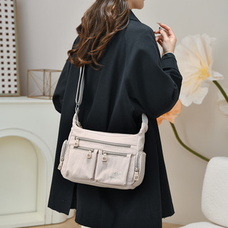 Túi Đeo Vai Nhiều Ngăn Nữ Phong Cách Mới, Vải Nylon, Dung Tích Lớn, Túi Mẹ, Đeo Vai Thường Ngày
