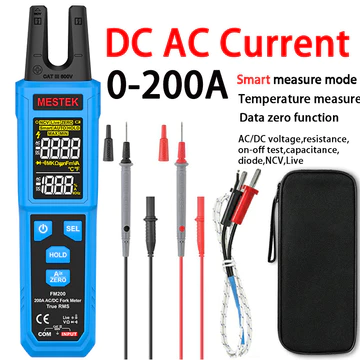 Đồng hồ vạn năng kẹp AC DC hiện tại Kẹp bật tắt Buzzer Đồng hồ chống cháy thông minh 4000 Đồng hồ đếm vạn năng hiển thị kỹ thuật số có độ chính xác cao Đồng hồ kẹp NCV Ommeter Điện trở Diode Máy kiểm 