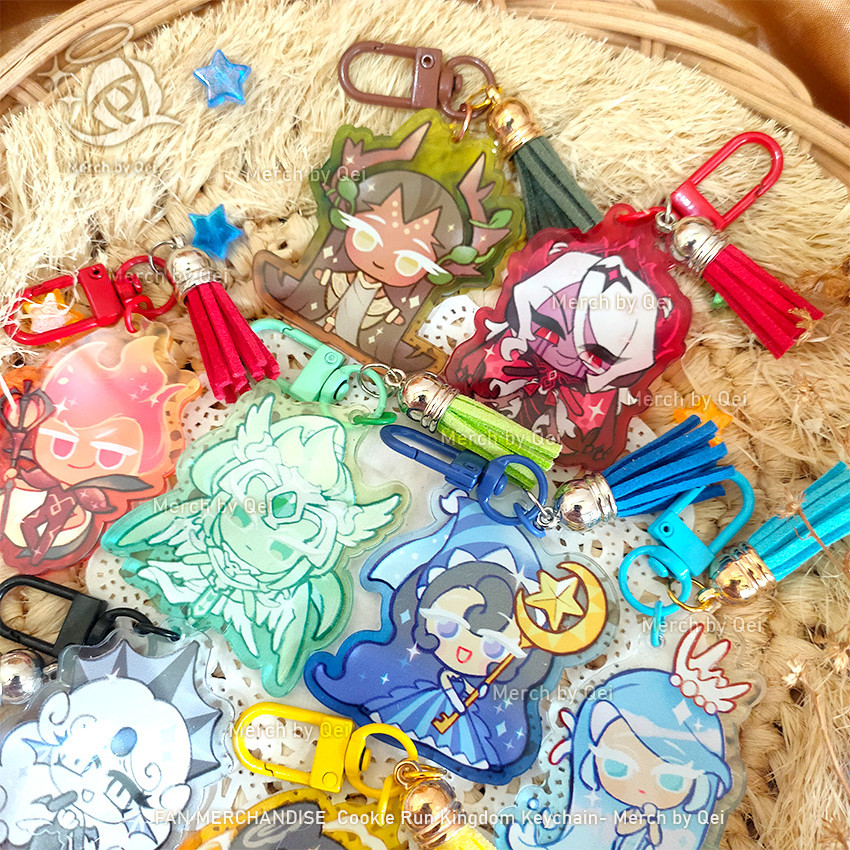 Keychain COOKIE RUN KINGDOM [WITCH, LEGENDARY, ELEMENTAL] Fan Merchandise - MERCH BY QEI