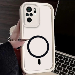 Ốp Điện Thoại, Dành Cho Redmi Note 10 Pro / Note 10 10S, Ốp Lưng Cho Redmi Note 10 Pro Max, Có Sạc Không Dây, Nhãn Dán Vòng Từ Tính, Vỏ Silicon Mềm Chống Sốc, Điện Thoại Toàn Thân Prot