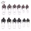 HFTOY 6 chiếc Dây kéo tức thì Đa năng Sửa chữa tức thì Bộ dụng cụ sửa chữa dây kéo thay thế Thanh trượt khóa kéo cho DIY May ~