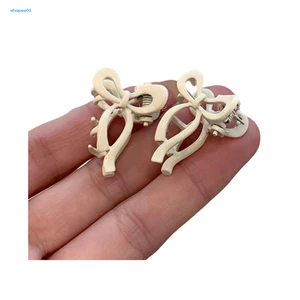 Kẹp Tóc Nhỏ Phong Cách Hàn Quốc - Nơ Nhỏ 2 Chiếc, Chống Trơn Trượt - Phụ Kiện Tóc Cho Trẻ Em và Phụ Nữ