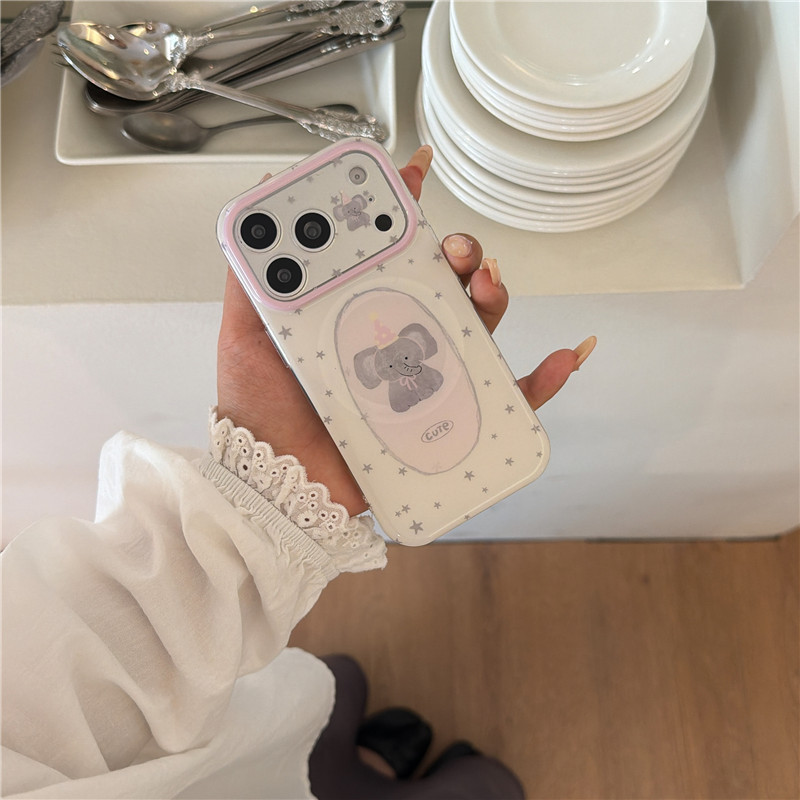 IPhone 17 Pro Max Star Elephant họa tiết Chất liệu TPU IMD craft Vỏ điện thoại in hai lớp