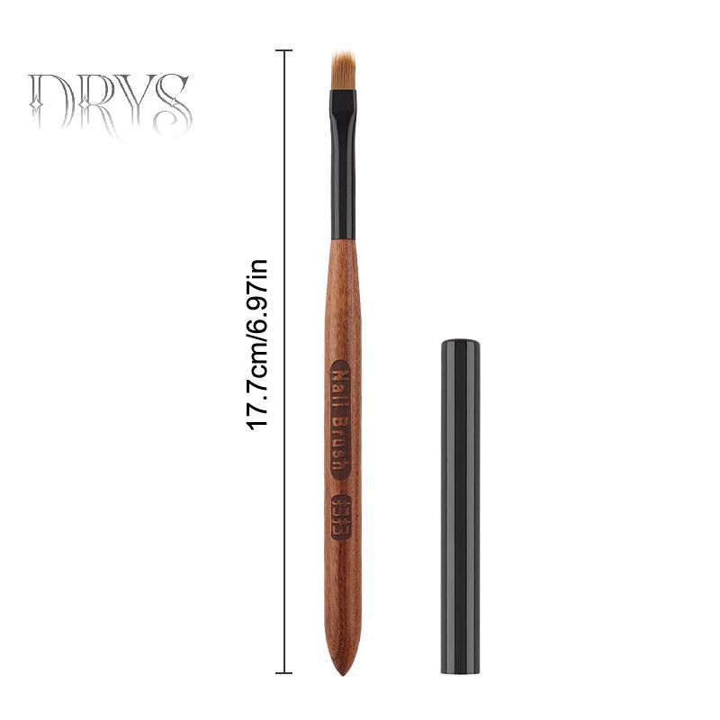 (TFT) Gỗ Đàn Hương UV Gel Sơn Móng Tay Nghệ Thuật Ombre Bút Có Nắp Chi Tiết Bàn Chải Vẽ Thiên Công Cụ Làm Móng Tay Chất Lượng Cao MỚI