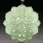 Mặt dây chuyền Guanyin ngọc trắng xanh, phù hợp đeo hàng ngày