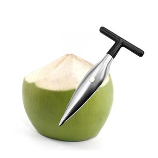 Coco Jack Opener Opening Tool for Coconuts Stainless Steel Coco Puncher with Non-slip Handle for Women Men enmdavn