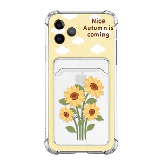 Dành Cho IPhone 17 16 15 14 13 12 11Pro Max X XR XS Max 7 8 Plus Hoa hướng dương hoa thẻ trường hợp điện thoại