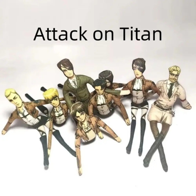 Anime Tấn Công Titan Levi Ackerman Cosplay Búp Bê Sang Trọng Nhồi Bông Hình Búp Bê Trang Trí Phòng Trừu Tượng Chung Di Động Unisex Quà Tặng