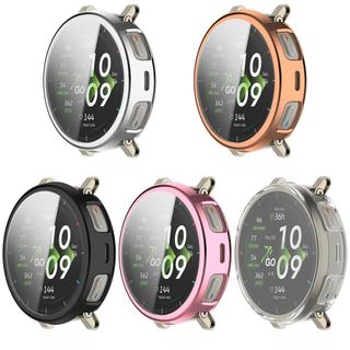 Ốp Bảo Vệ Màn Hình Cho Amazfit Active 3 Cao Cấp Mềm Mạ TPU Ốp Lưng Bảo Vệ Đồng Hồ Toàn Diện