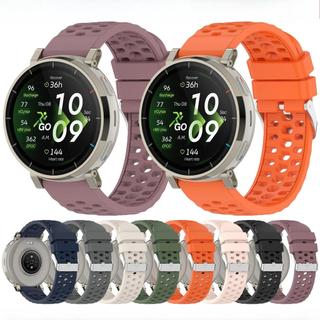 Dây đeo đồng hồ silicon cho Huami Amazfit Active 3 Premium Sapphire Edition 45mm Vòng tay thể thao có thể tái sử dụng