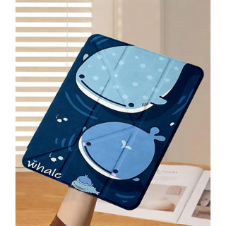 whale Ốp bảo vệ gập chữ Y cho iPad cho Air 4/5/6/7/8 M3 M5 iPad Gen 11 A16, Pro 11 M4  Chống sốc