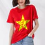 Áo Thun Cờ Đỏ Sao Vàng, Size Trẻ Em Và Người Lớn, Vải Poly Thái Mặc Mát Dầy Dặn, Size Từ 7 - 95kg, 05
