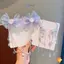 Trẻ em Nàng Tiên Cá Công Chúa Ngọc Trai Bướm Viền Nơ Đầu Trước Dây Xích Kẹp Tóc Cổ Tích Ngọt Bông Tai Kẹp Bé Gái Phụ Kiện Tóc Mới