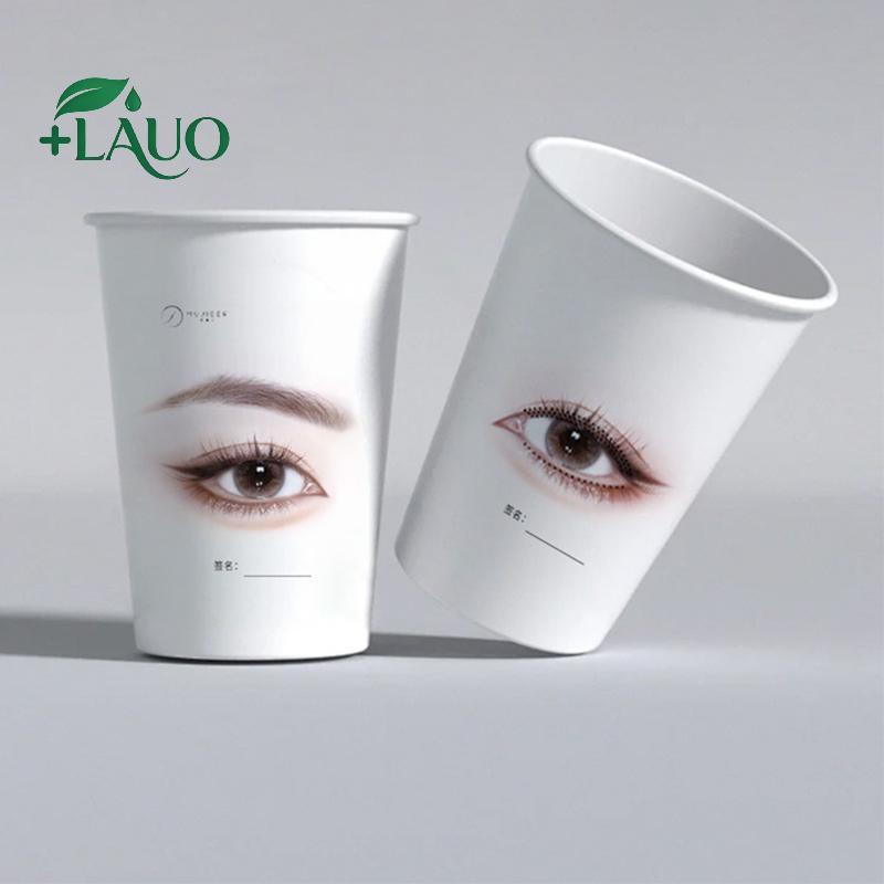 Springevenstar 20 / 50 Cái Làm Đẹp Lông Mi Thực Hành Cốc Giấy Nối Mi Thực Hành Mới Bắt Đầu Lông Mi Đào Tạo Dùng Một Lần Cốc Giấy Đa Năng Springevenstar