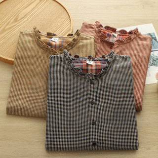 Tất Bộ Sẵn Sàng Cho Mùa Xuân Mới - Áo Sơ Mi Tay Dài Mori Girl từ Sợi Cotton, Thoáng Khí và Ấm Áp