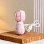 Dễ Thương Dễ Thương Cầm Tay Nhỏ Sạc USB Mini Di Động Quạt Ba Tốc Độ Dễ Thương Thú Cưng Tròn Dundun Quạt Điện IEF8
