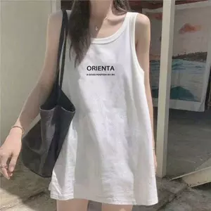 Áo vest nữ dáng rộng không tay, phong cách Mỹlazy summer, trendy