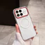 Dành cho Redmi K90Promax Ống kính hình tròn màu đỏ trong suốt từ tính k90 Trong suốt k80