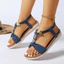 Dép Nữ Mùa Hè 2026 Phiên Bản Hàn Quốc Mở Mũi Đính Hạt Sandal Nữ Bohemian Nêm Miệng Thường Ngày Q3CI