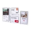 A6 Trong Suốt Acrylic Mạnh Từ Tính Phẳng Miếng Dán Bảng Dán Tường Gạch Gốm Giá Thẻ Cửa Gỗ Giá Thẻ Từ Tủ Lạnh Miếng Dán WF9W