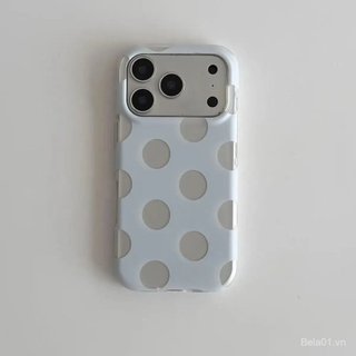 Ốp Điện Thoại Thích Hợp Cho iPhone Tươi Dễ Thương Rỗng Chấm Bi Trong Suốt Thích Hợp Cho iPhone17promax16 Vỏ Mềm 15plus14 Bao Gồm Tất Cả131211Vỏ bảo vệ LWNP