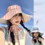 Mũ Vành Rộng Caro Đội Được 2 Mặt Chống Nắng Phù Hợp Cho Nữ Đi Du Lịch, Đi Làm