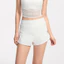 Sports Shorts Women's Fake Two-Piece Double-Layer Drawstring Anti-Exposure Three-Point High Waist Casual Running Fitness Yoga Shorts XhjL