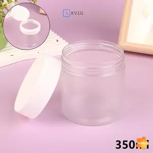 1 Chiếc 350ml Màu Sắc Ngẫu Nhiên Nắp Bình Sữa Dưỡng Thể Tẩy Tế Bào Chết Lọ Mặt nạ Tóc Hộp Đựng Mỹ Phẩm Du Lịch Di Động Chai Đựng Mới