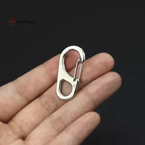 < WHPHous-t > Móc chìa khóa Carabiner D-Ring Kẹp lò xo Hợp kim kẽm Mini Treo Bule Cắm trại ngoài trời Đi bộ đường dài Bules Móc khóa lò xo Giá đỡ chìa khóa Đẹp